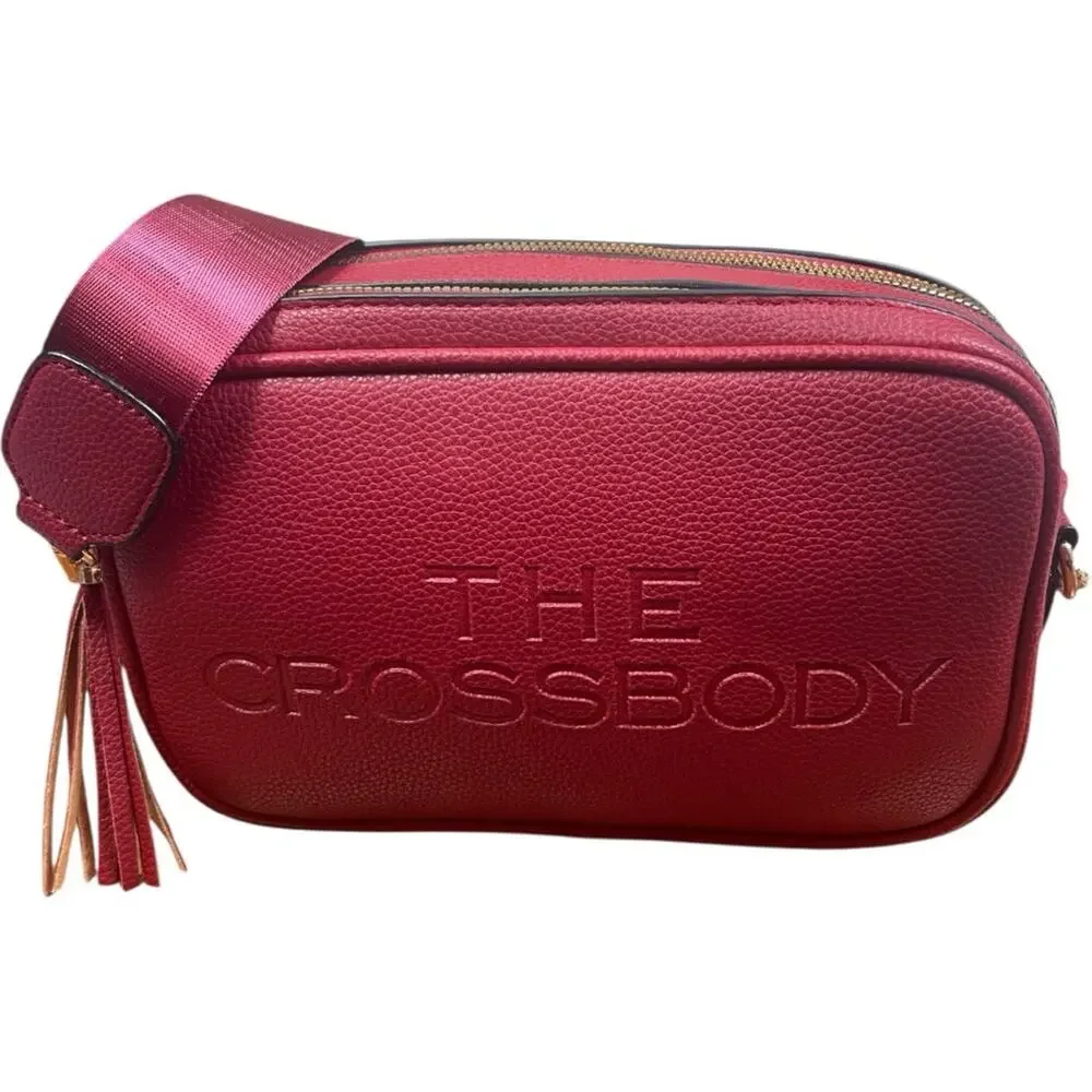 “The Crossbody “ Red Camera Bag